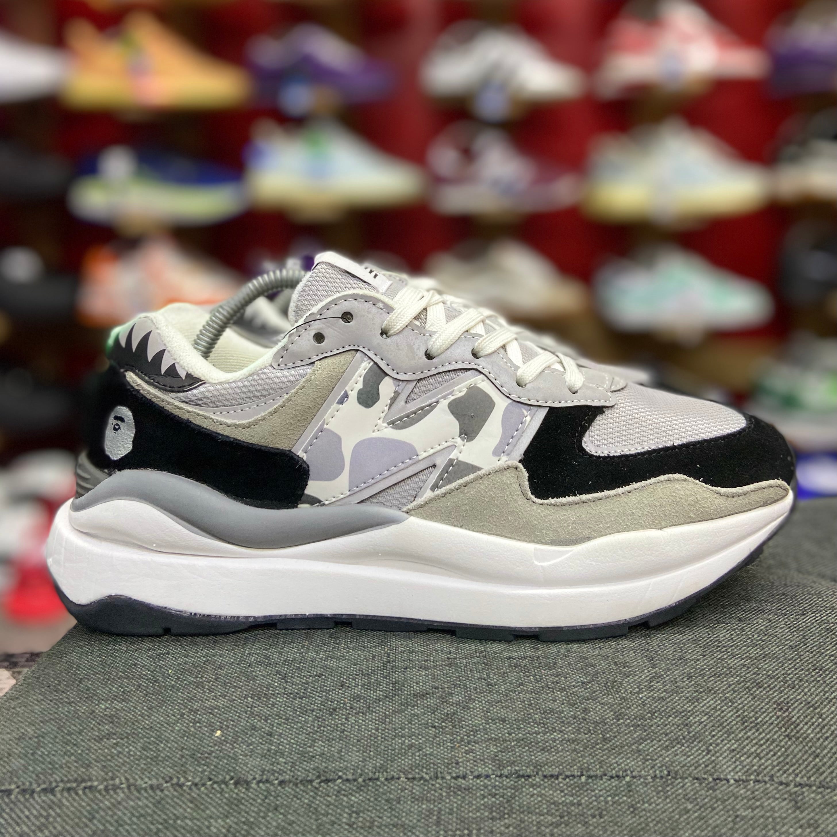 Grey Bape x NB Sport Sneakers Collab