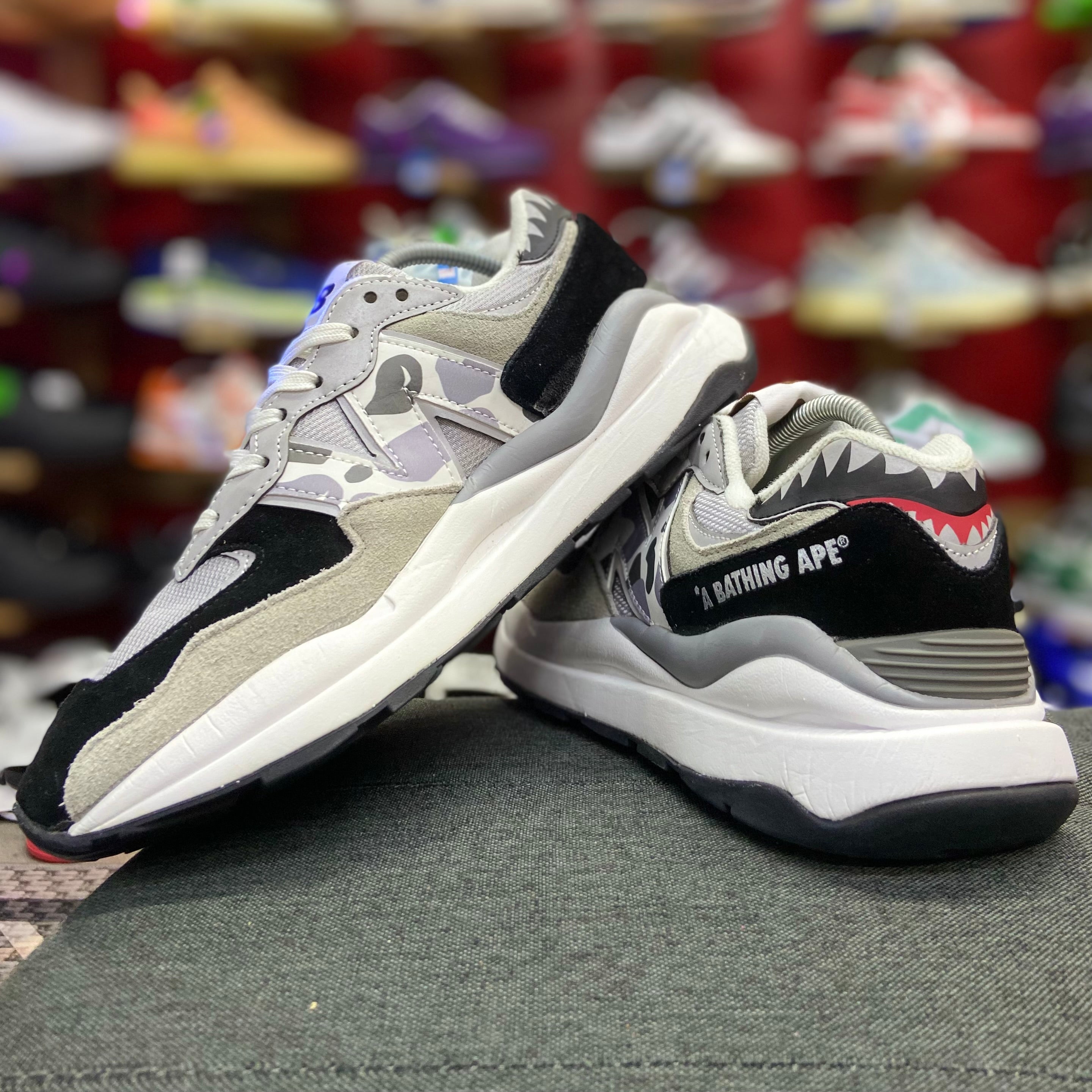 Grey Bape x NB Sport Sneakers Collab