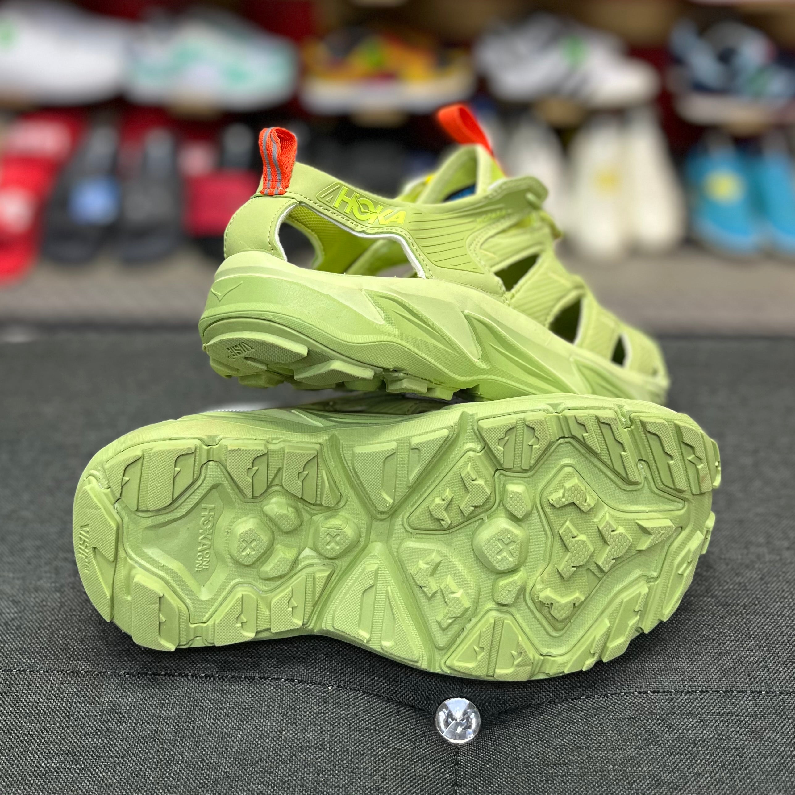 GREEN HOPARA SANDAL HOKA