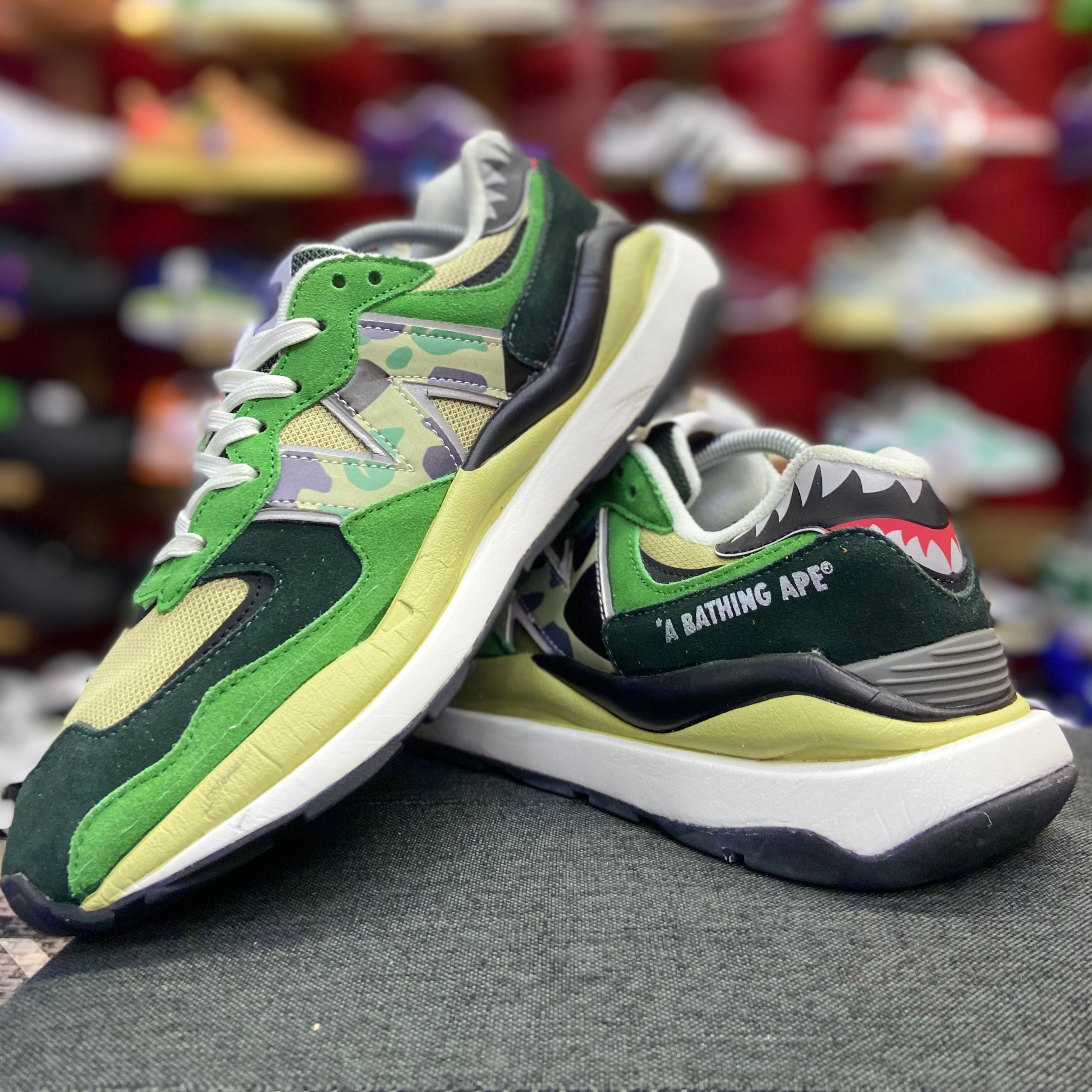 Green Bape x NB Sport Sneakers Collab