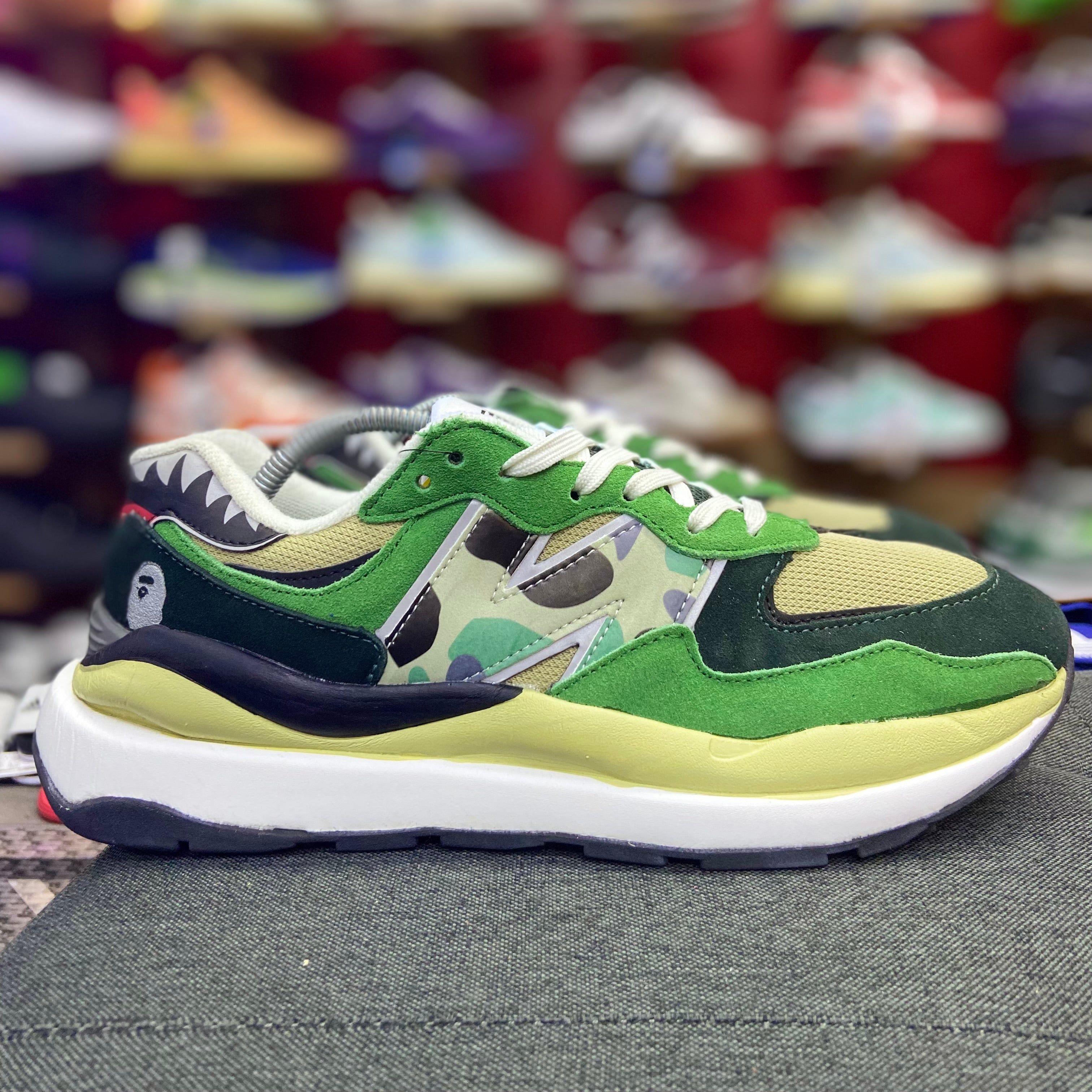 Green Bape x NB Sport Sneakers Collab