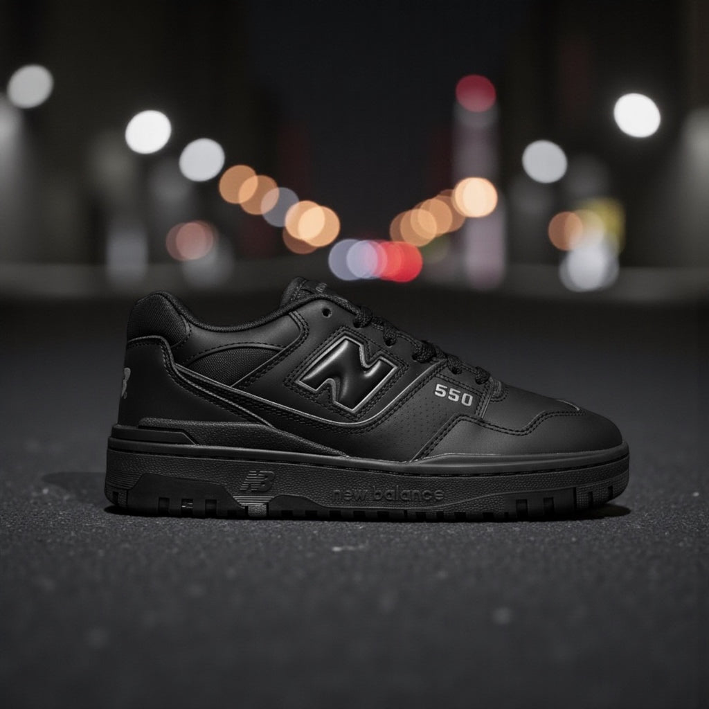NEW BALANCE 550 ‘TRIPLE BLACK’ SNEAKERS